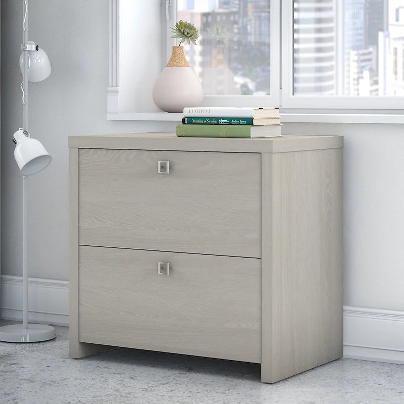2-Drawer Lateral File Cabinet with Full-Extension Ball-Bearing Slides