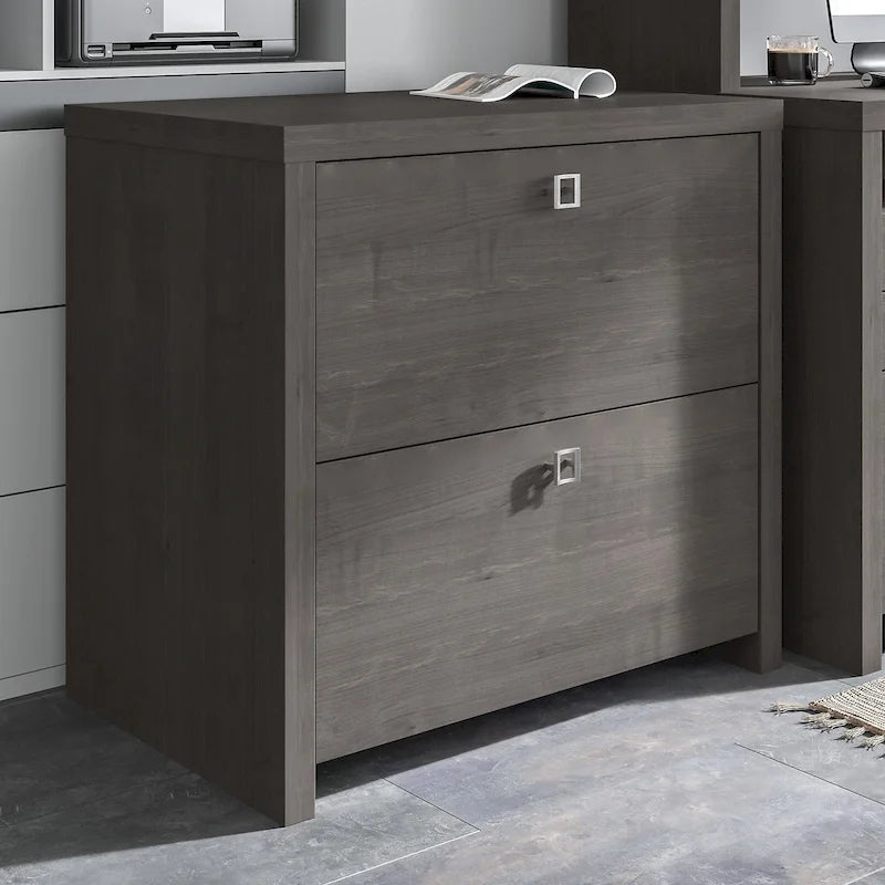2-Drawer Lateral File Cabinet with Full-Extension Ball-Bearing Slides