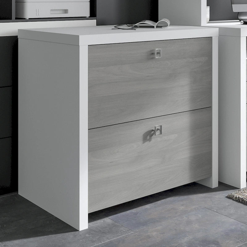 2-Drawer Lateral File Cabinet with Full-Extension Ball-Bearing Slides