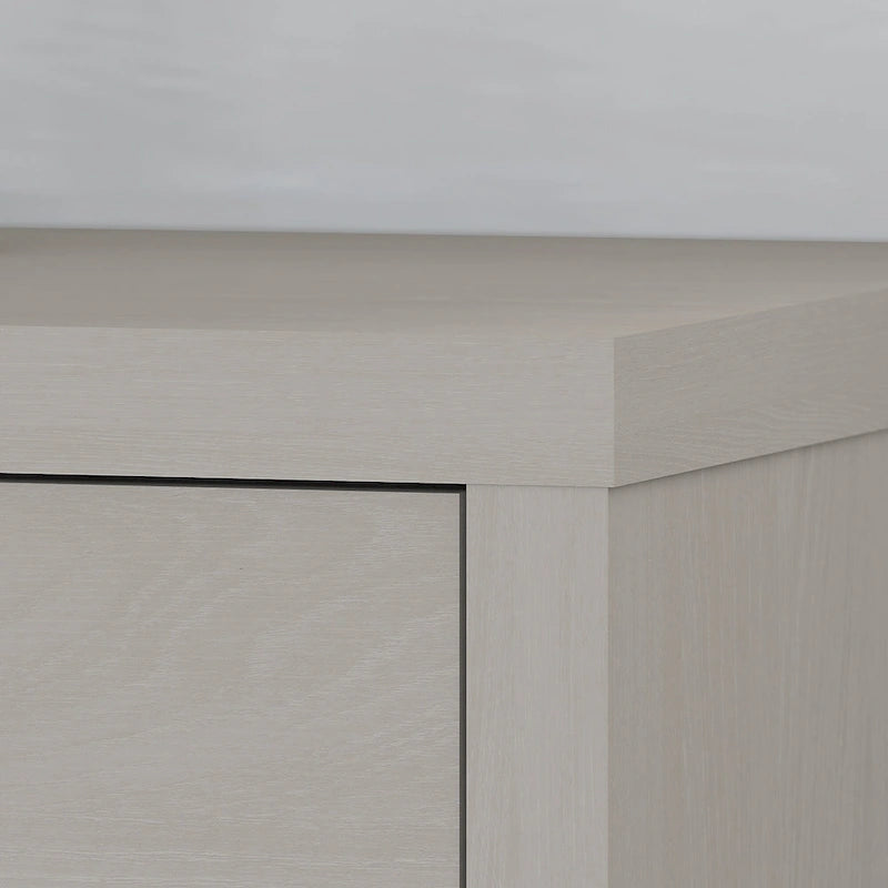 Seitlicher Aktenschrank mit 2 Schubladen und kugelgelagerten Vollauszügen