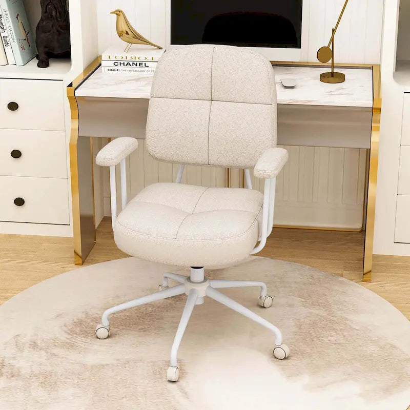 Ergonomická kancelářská židle se středně vysokým opěradlem, pružinovým polstrováním Pocket Spring a funkcí houpání