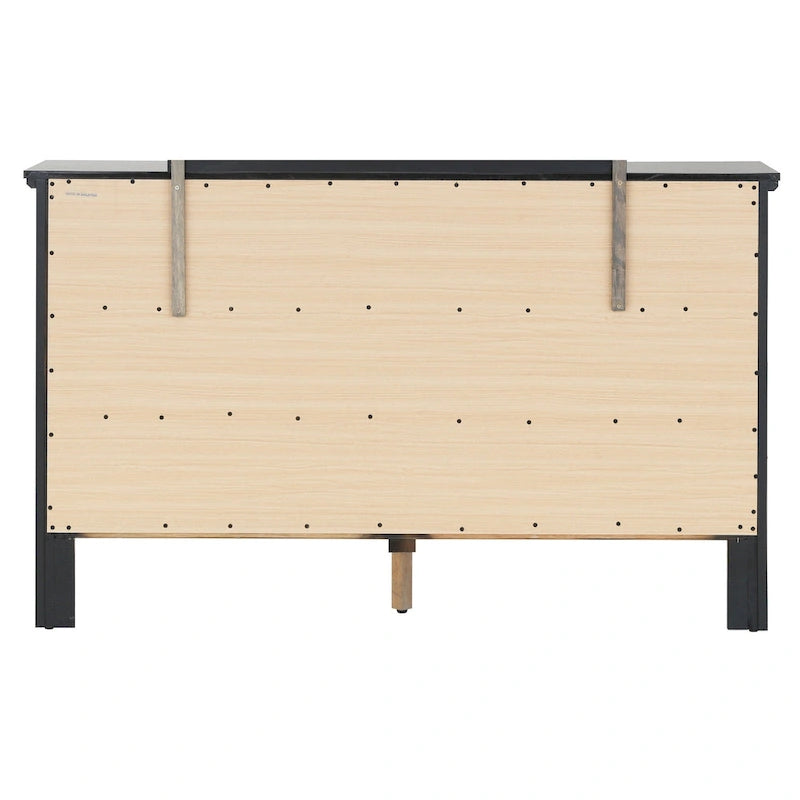 Schlafzimmerkommode mit 6 Schubladen und Metallauszügen