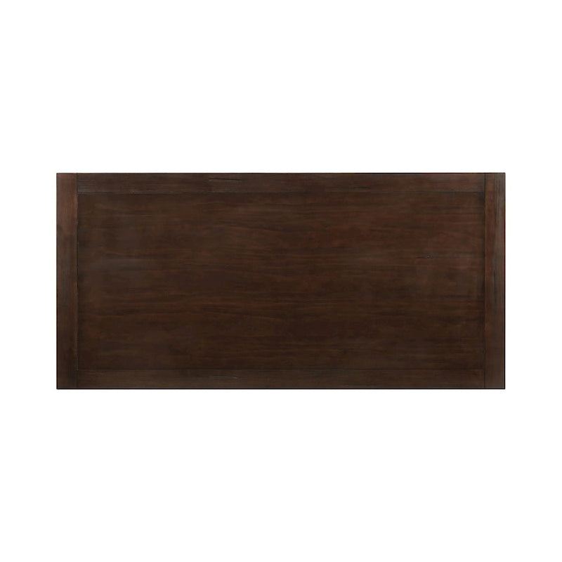 Rectangular Farmhouse Wood Dining Table with Trestle Base