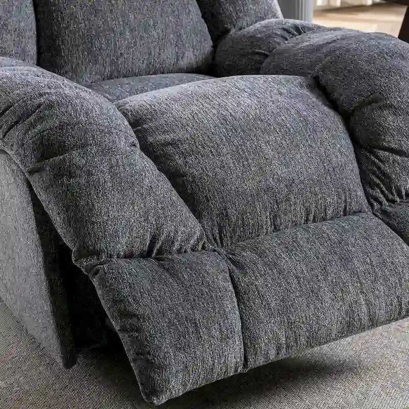 Power Recliner Chair with USB Port and Chenille Upholstery