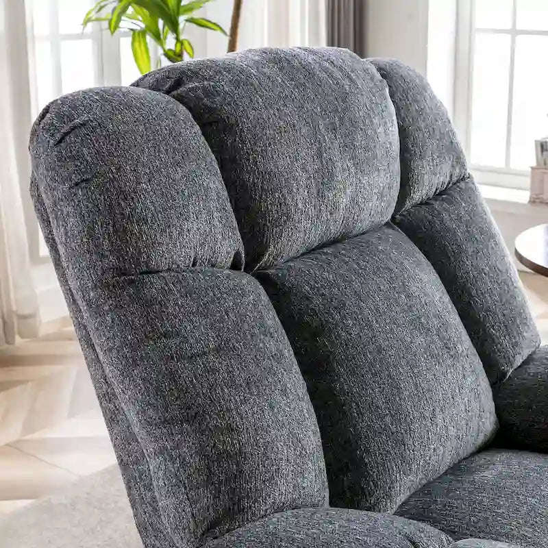 Power Recliner Chair with USB Port and Chenille Upholstery