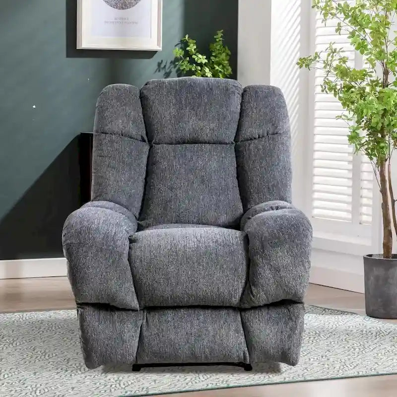 Power Recliner Chair with USB Port and Chenille Upholstery