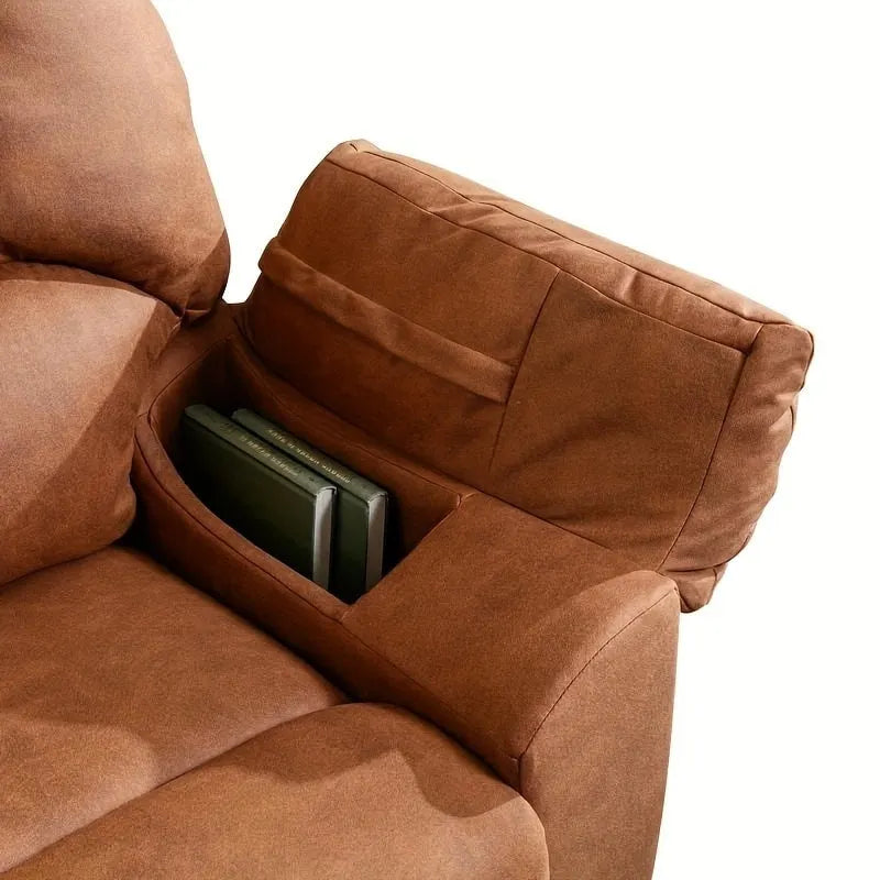 Power Recliner Chair with USB Port and Chenille Upholstery