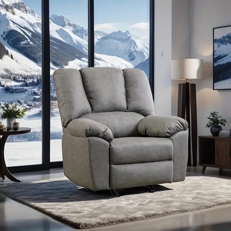 Power Recliner Chair with USB Port and Chenille Upholstery