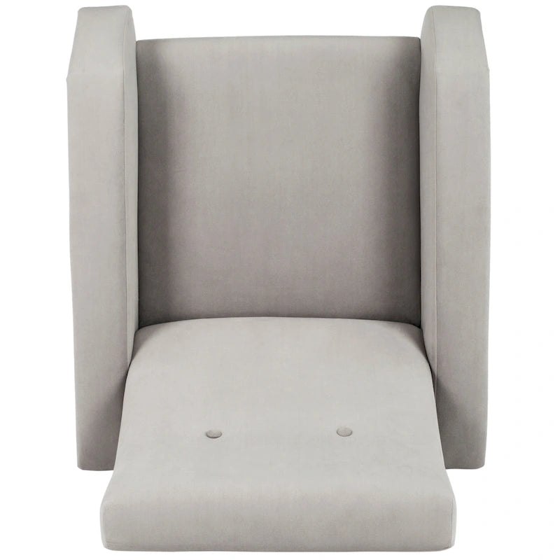Mid-Century Modern Retro Club Chair with Gold Legs