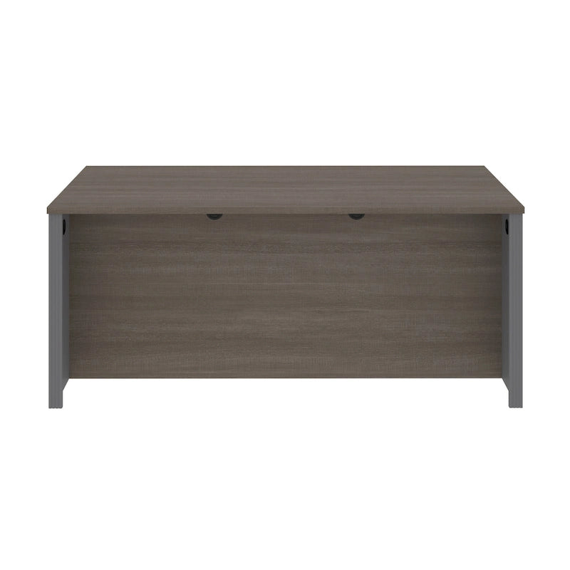 Scrivania da ufficio larga 72" con passacavi e design reversibile