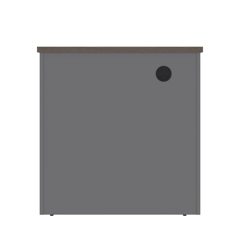 Scrivania da ufficio larga 72" con passacavi e design reversibile