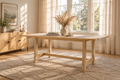 Pine Wood Dining Table Scene